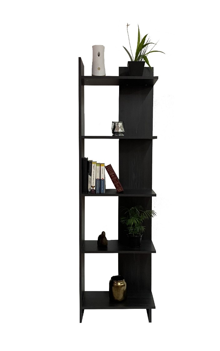 Librero Esquinero Genérico LB1-180X45 color Negro