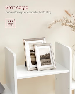 Foto 6 | Estantería Vasagle En Forma De Árbol Con 13 Compartimentos, Color Blanco