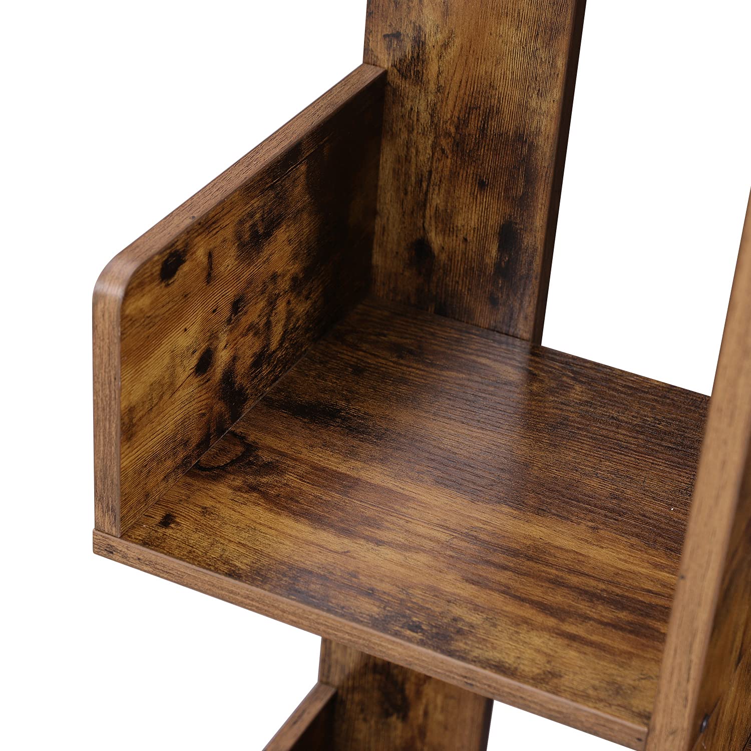 Foto 4 pulgar | Estantería Vasagle En Forma De Árbol Con 8 Estantes De Almacenamiento, Color Marrón Rústico