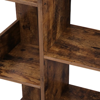 Foto 4 | Estantería Vasagle En Forma De Árbol Con 8 Estantes De Almacenamiento, Color Marrón Rústico
