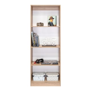 Foto 2 | Biblioteca Home, Macadamia Y Blanco Duqueza, Con Cuatro Entrepaños