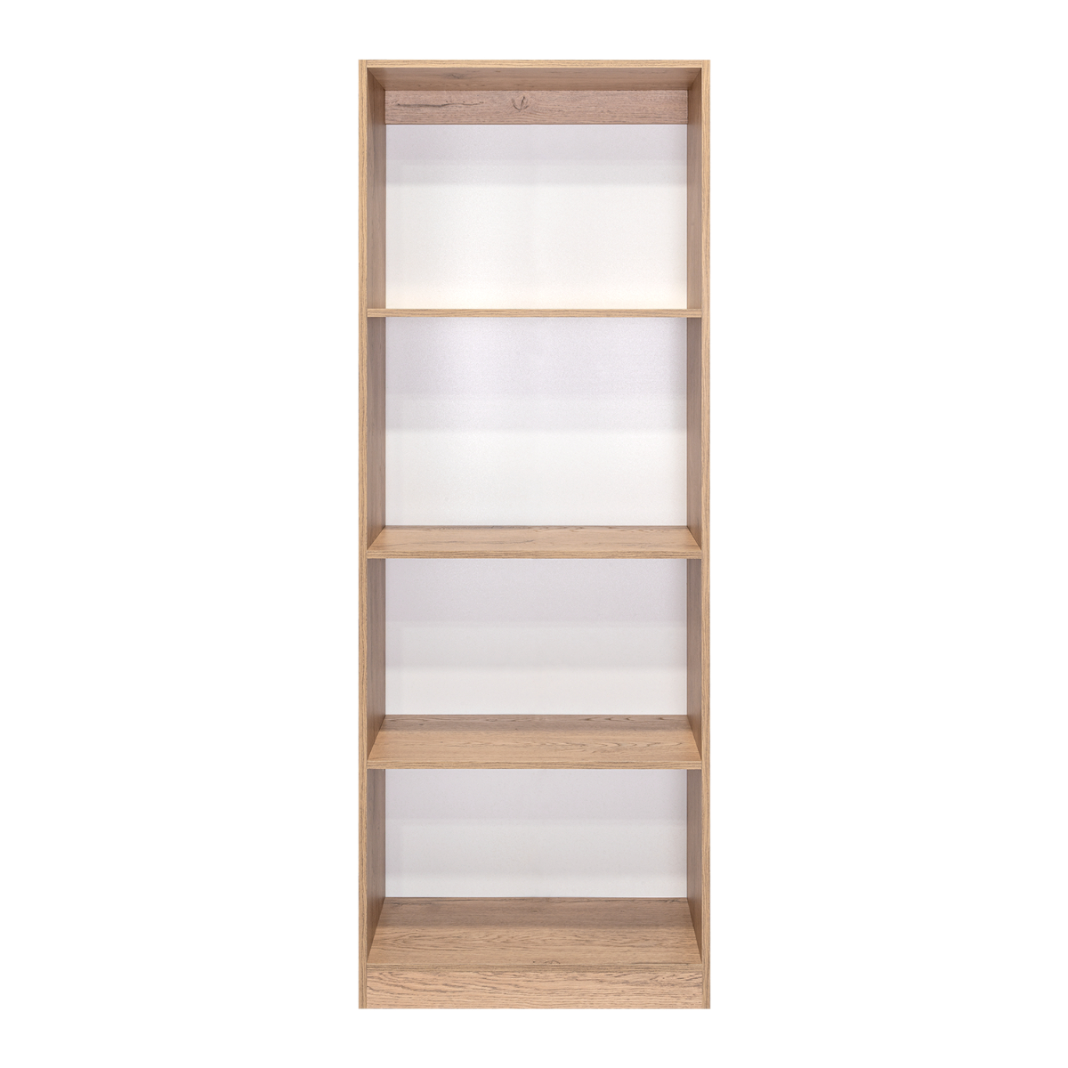 Foto 5 pulgar | Biblioteca Home, Macadamia Y Blanco Duqueza, Con Cuatro Entrepaños