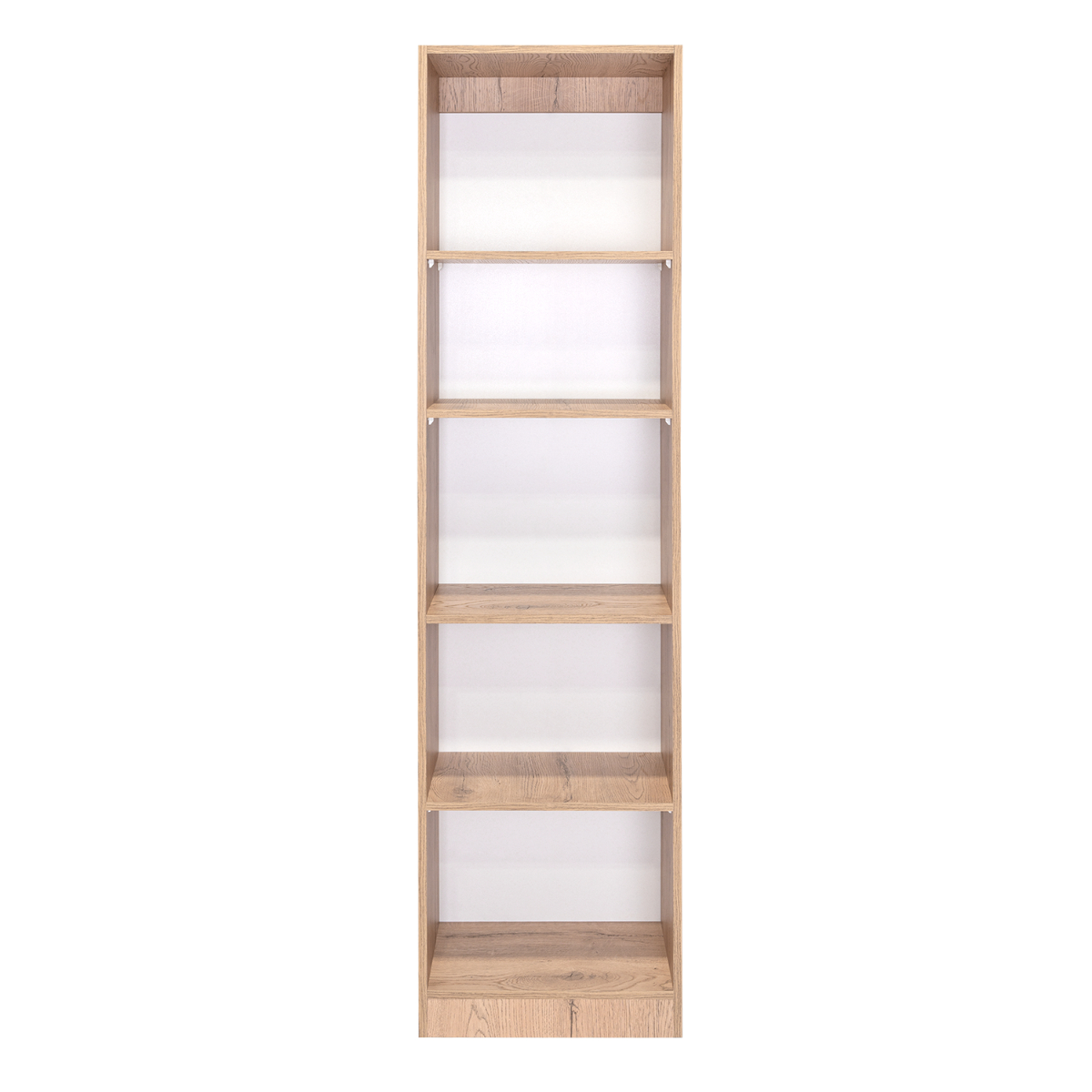Foto 5 pulgar | Biblioteca Home Eco, Macadamia Y Blanco Duqueza, Con Cinco Entrepaños