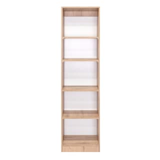 Foto 4 | Biblioteca Home Eco, Macadamia Y Blanco Duqueza, Con Cinco Entrepaños