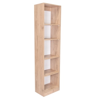 Foto 5 | Biblioteca Home Eco, Macadamia Y Blanco Duqueza, Con Cinco Entrepaños