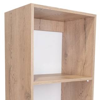 Foto 6 | Biblioteca Home Eco, Macadamia Y Blanco Duqueza, Con Cinco Entrepaños