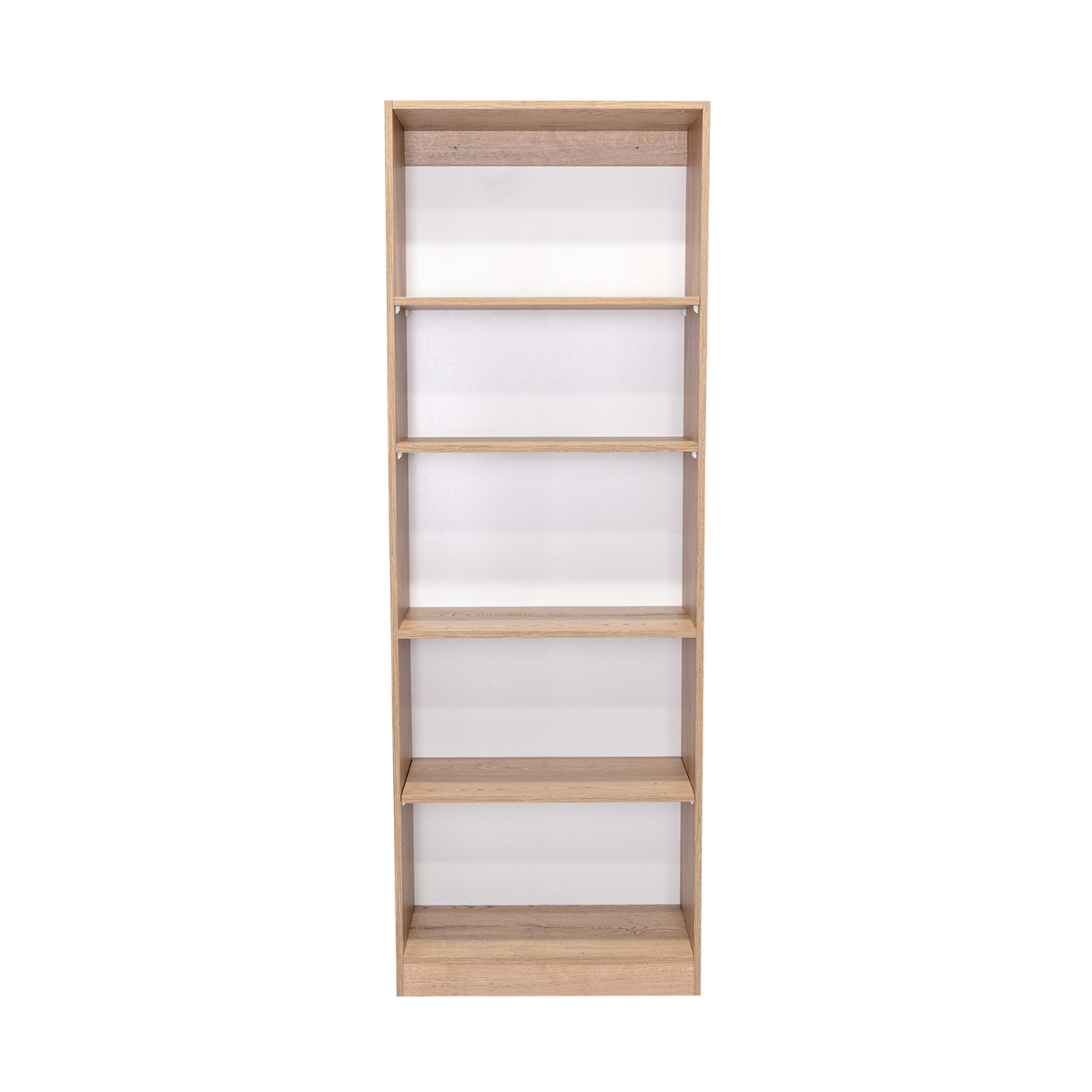 Foto 5 pulgar | Biblioteca Home, Macadamia Y Blanco Duqueza, Con Cinco Entrepaños