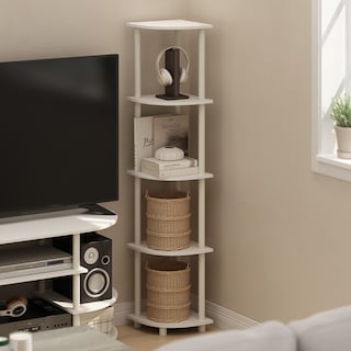 Foto 3 | Expositor De Esquina Furinno Turn-n-tube De 5 Niveles, Blanco - Venta Internacional.