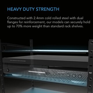 Foto 3 | Estante Ac Infinity, Voladizo Ventilado, 1 U, 10 Cm, 60 Kg, 19 Pulgadas - Venta Internacional.