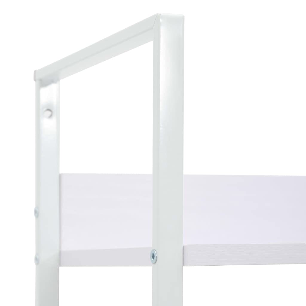 Foto 4 pulgar | Estantería Para Libros Vidaxl De 5 Capas  Color Blanco  60 X 27 6 X 158 5 Cm  Madera Artificial - Venta Internacional.