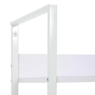 Foto 3 | Estantería Para Libros Vidaxl De 5 Capas Color Blanco 60 X 27 6 X 158 5 Cm Madera Artificial - Venta Internacional.