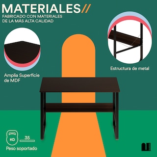 Foto 3 | Escritorio Mubson Rumma color Marrón