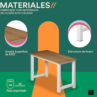 Foto 3 | Escritorio Mubson Monza color Beige
