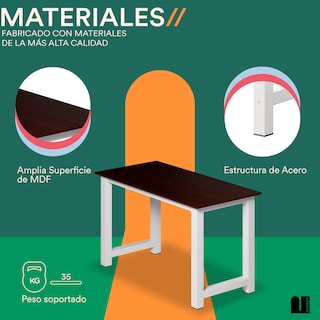 Foto 3 | Escritorio Mubson Monza color Vino