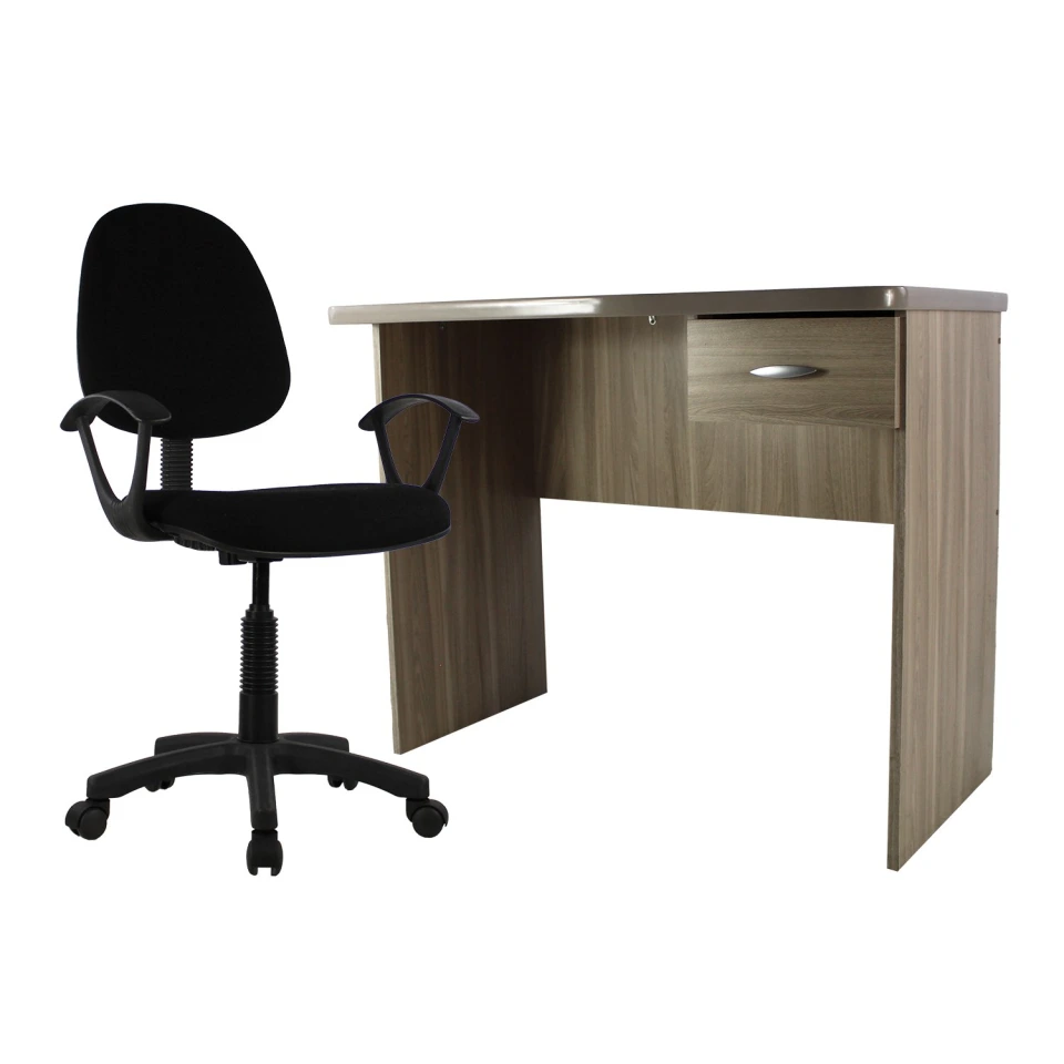 Foto 1 | Escritorio Resen Roble y Silla Secretarial Clásica Mundo In