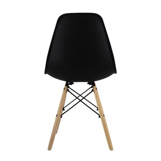 Foto 2 | Escritorio Multifuncional Roble Y Silla Eames Color Negro Mundo In