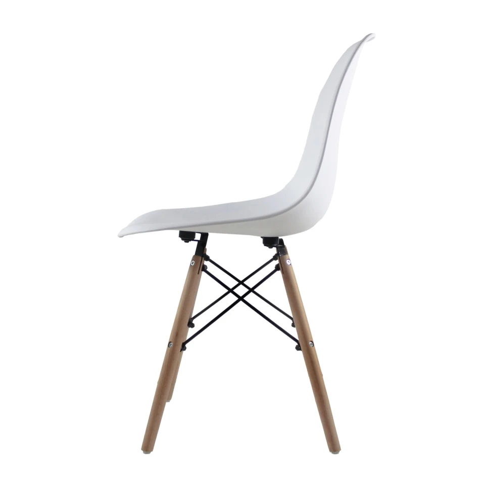 Foto 4 pulgar | Escritorio Multifuncional Roble Y Silla Eames Color Blanco Mundo In