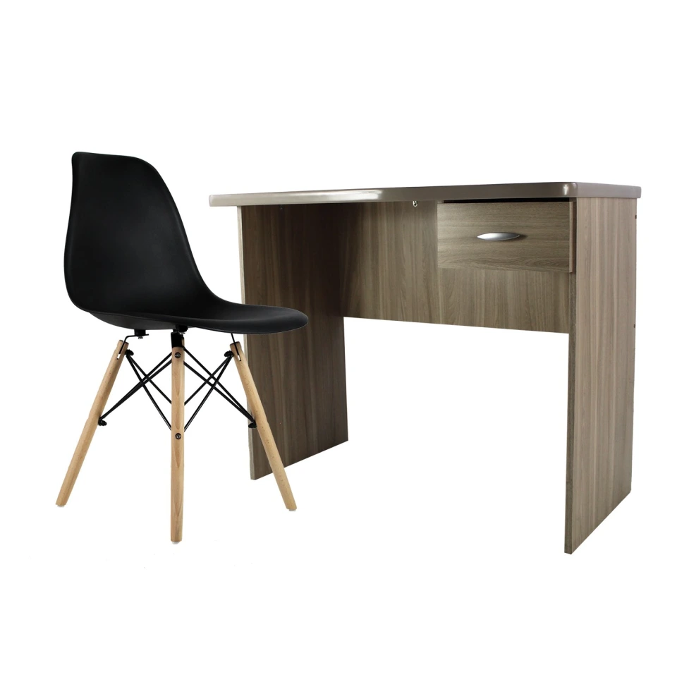 Escritorio Resen Roble y Silla Eames Mundo In