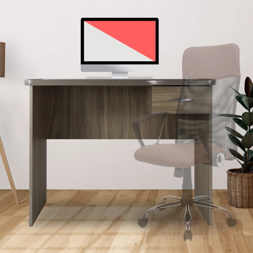Foto 6 | Escritorio Resen Roble y Silla Eames Mundo In
