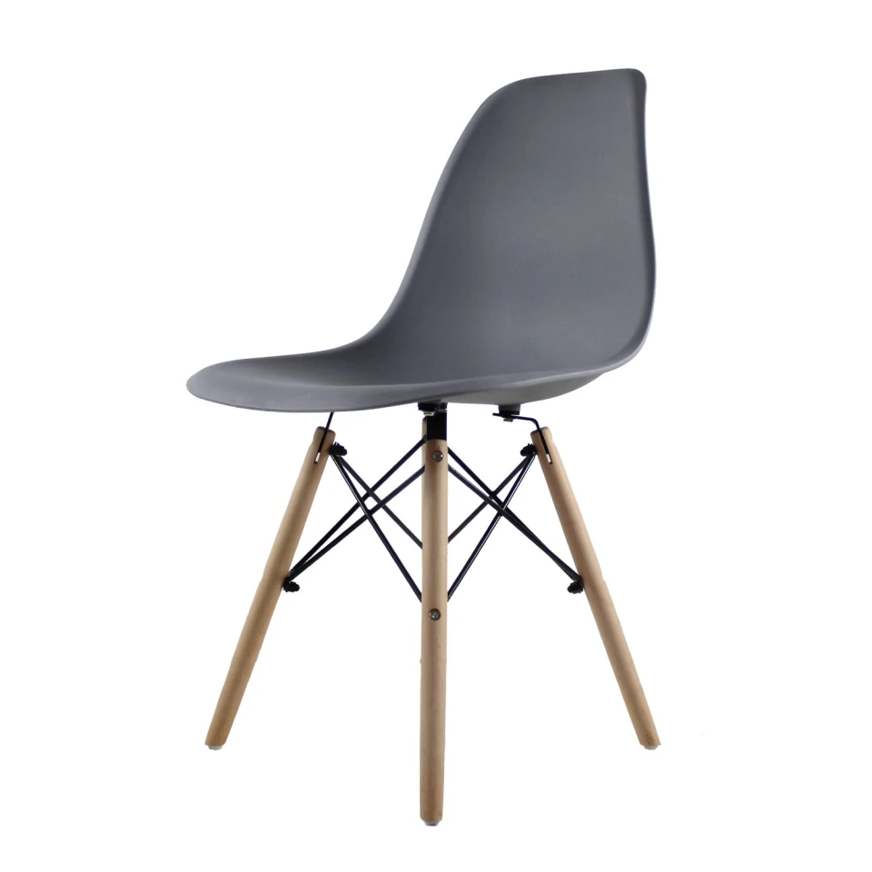 Foto 3 pulgar | Set Escritorio Resen Roble Y Silla Eames Gris Mundo In