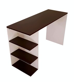 Foto 2 | Escritorio con Librero Moderno color Blanco para Casa y Oficina
