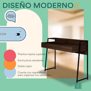 Foto 5 | Escritorio Mubson Maliketh color Café