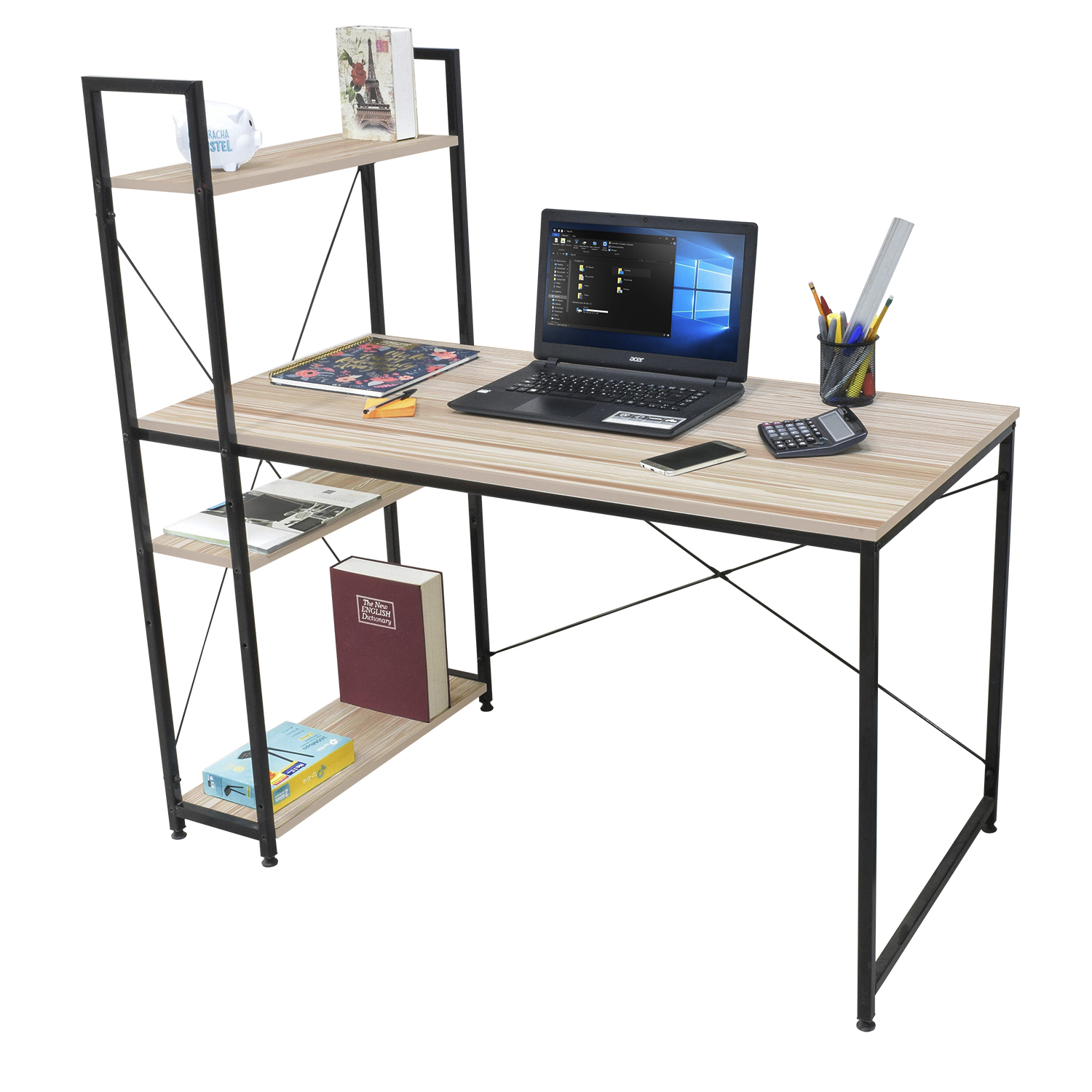 Foto 3 pulgar | Escritorio Top Living Desk-4 Beige