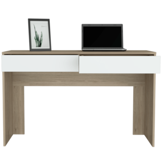 Foto 4 | Escritorio Mantis, Beige Y Blanco, Con Dos Cajones Organizadores