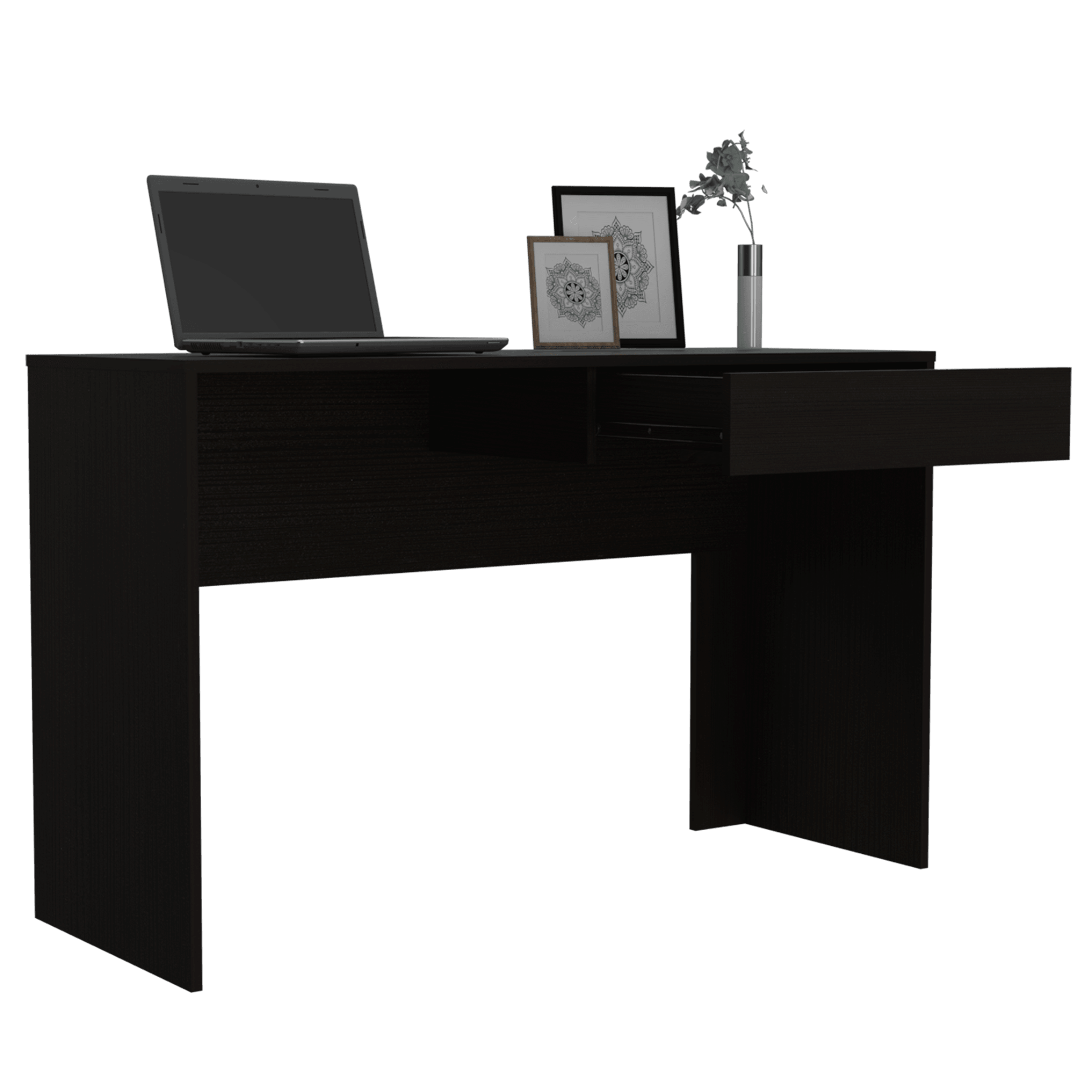 Foto 4 pulgar | Escritorio Mantis, Wengue, Con Un Cajón Organizador