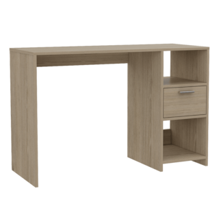 Foto 5 | Escritorio Taira, Beige, Con Un Cajón Y Dos Entrepaños