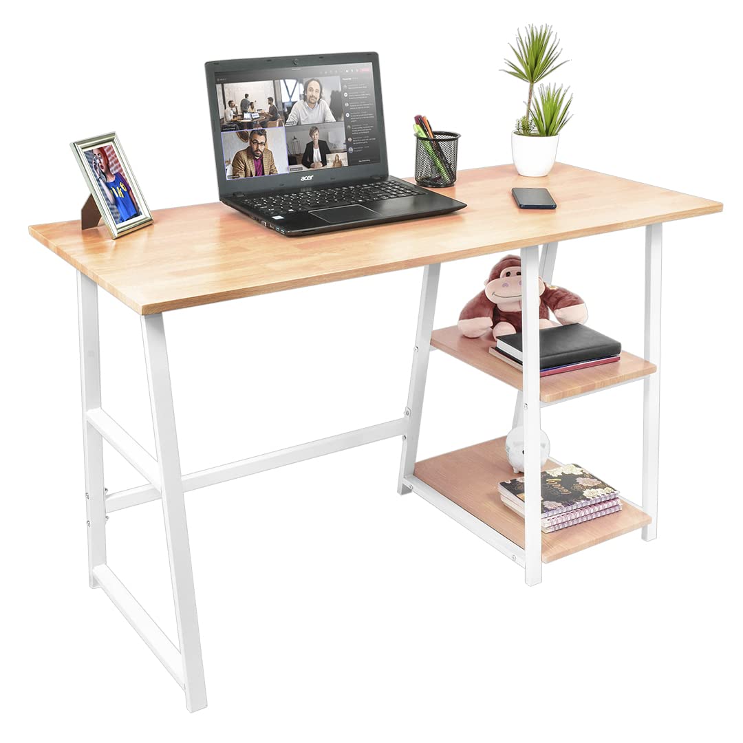 Escritorio Top Living Pino-B Marrón y Blanco $1,449