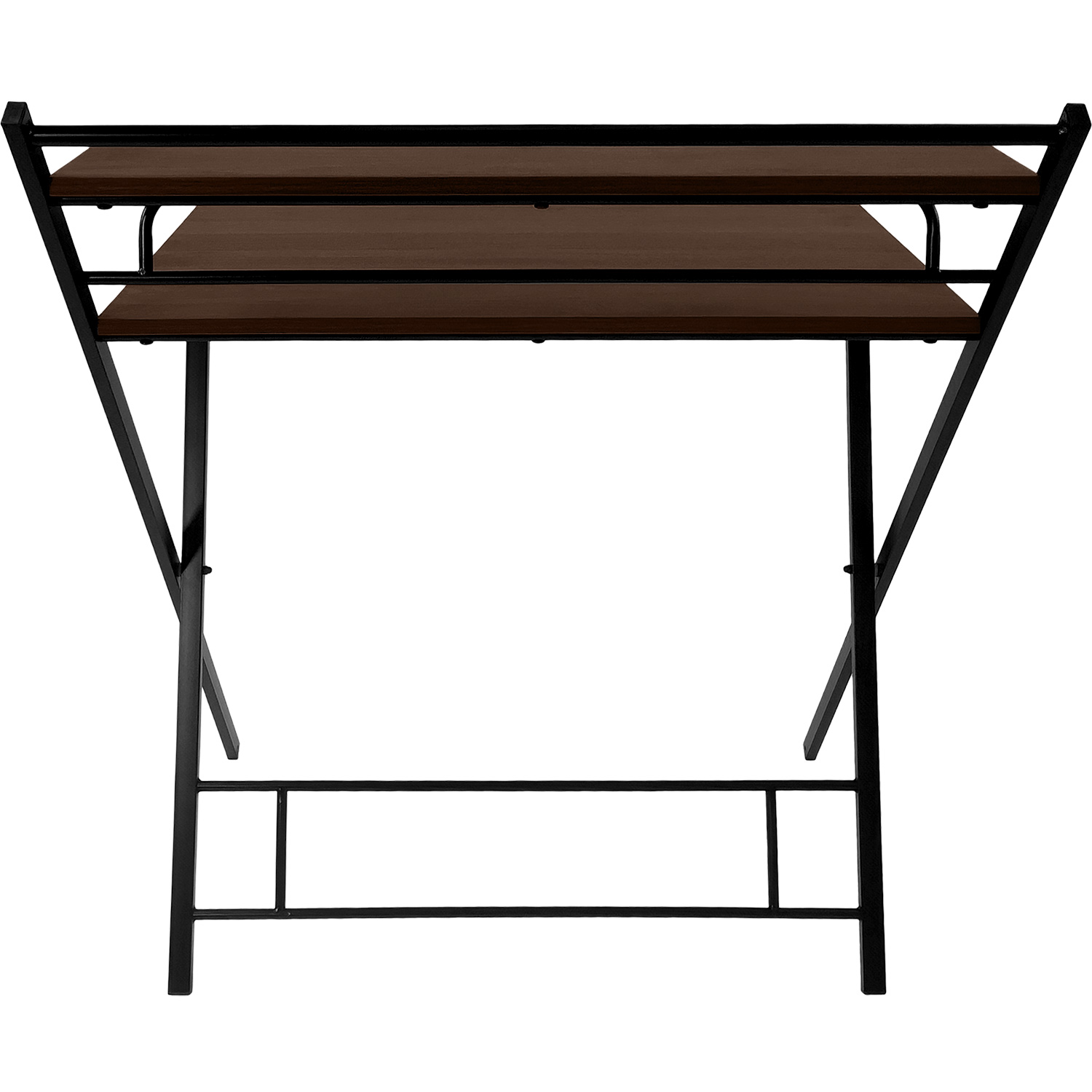Foto 4 | Escritorio Plegable Rack & Pack Marrón 2 Niveles