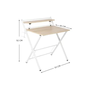Foto 2 | Escritorio Plegable Ilios Innova Minimalista Color Maple
