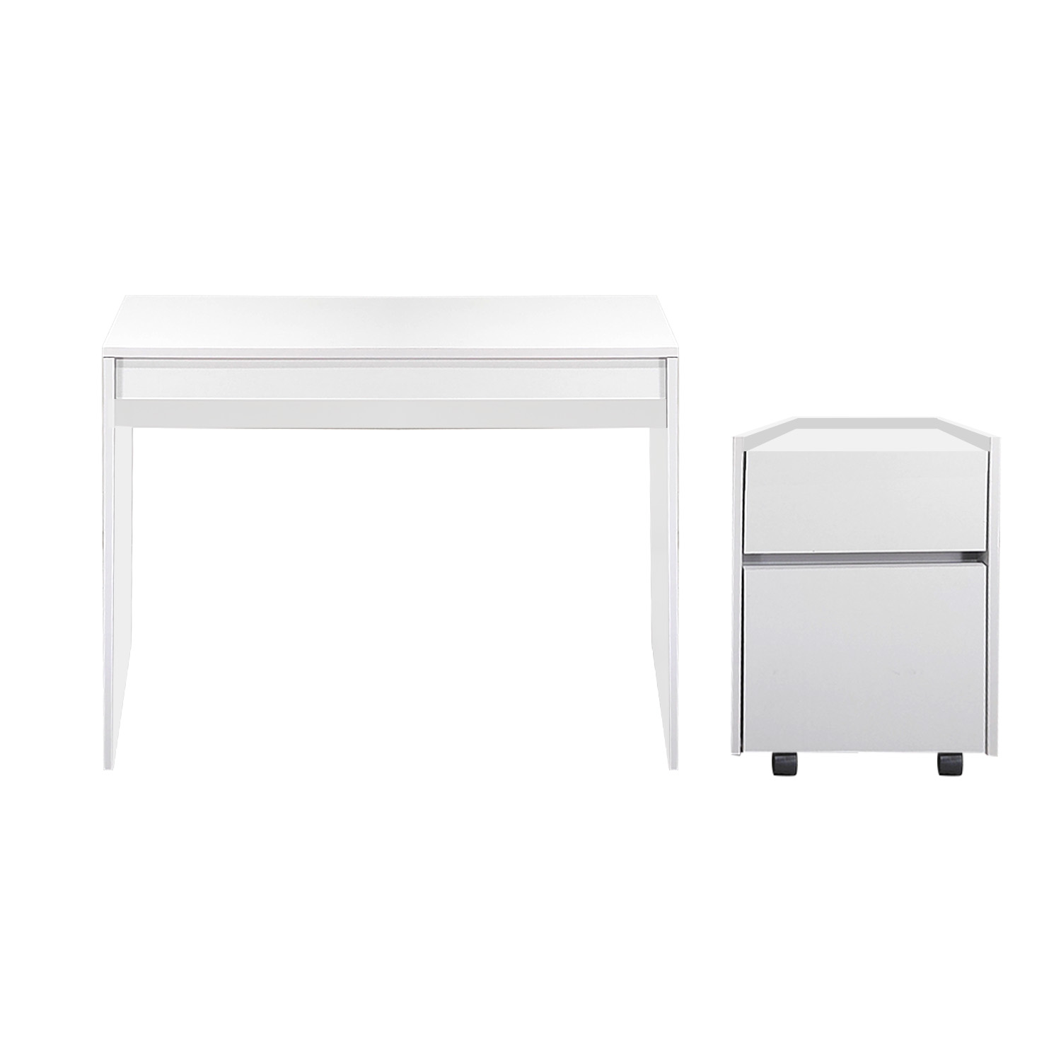 Foto 2 pulgar | Escritorio Archivero Mueble Organizador Oficina Monterosso Mundo In Color Blanco