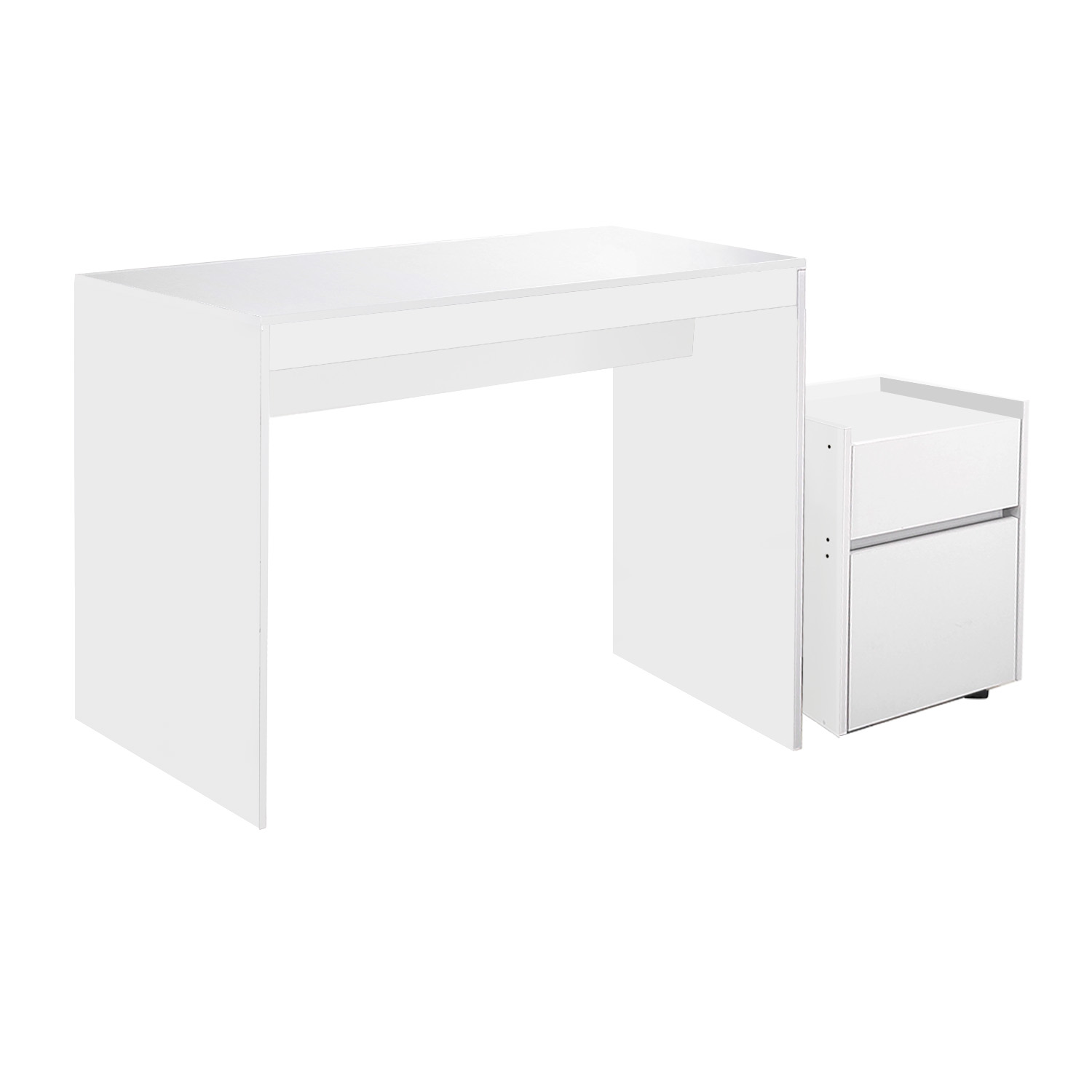Foto 3 pulgar | Escritorio Archivero Mueble Organizador Oficina Monterosso Mundo In Color Blanco