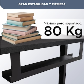 Foto 7 | Escritorio Modelo Perspective Ajustable 140*60*70-115cm Negro