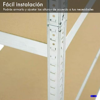 Foto 5 | Estante Metálico Rack Organizador Multiusos Hogar 5 Niveles