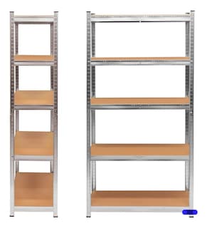 Foto 8 | Estante Metálico Rack Organizador Multiusos Hogar 5 Niveles
