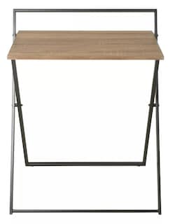 Foto 3 | Escritorio Plegable Mdf Moderno Para Laptop Hogar Nogal T