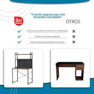 Foto 7 | Escritorio Ilios Innova Esc-caf/gdx Café