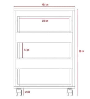 Foto 7 | Combo Para Oficina Kine, Incluye Escritorio + Archivador