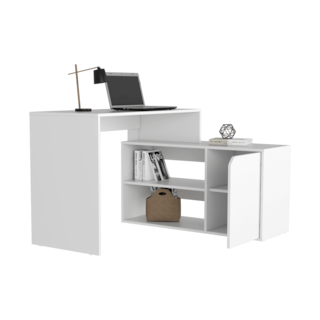 Foto 4 | Combo Para Oficina Austel, Incluye Escritorio + Librero Virtual Muebles