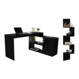 Foto 1 | Combo Agata, Incluye Escritorio Y Repisa Virtual Muebles
