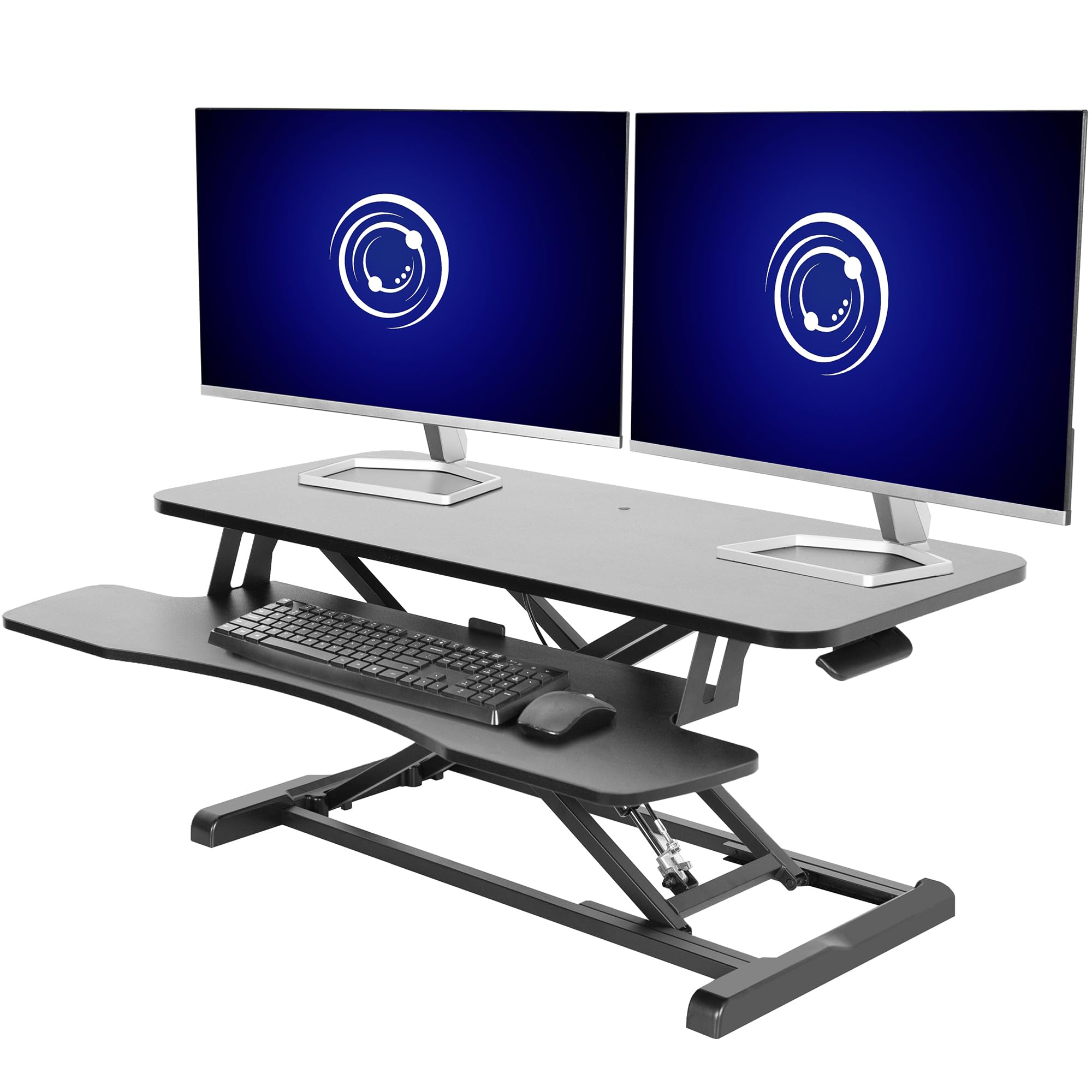 Convertidor De Escritorio Vivo Serie K Desk-v036kb, 91 Cm De Altura, Negro - Venta Internacional. $5,435