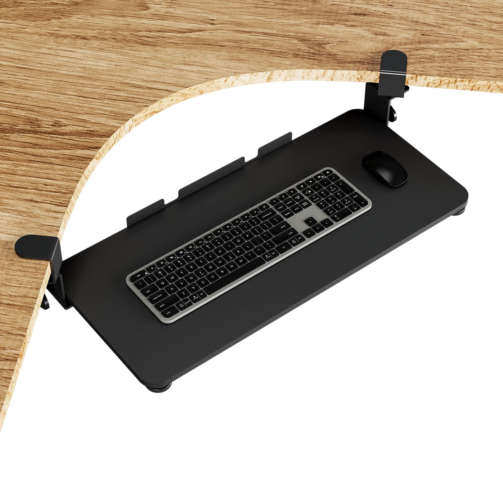 Bandeja Para Teclado Wali Kbt001-b Para Debajo Del Escritorio, 27,28 X 11,85 Cm, Color Negro - Venta Internacional.