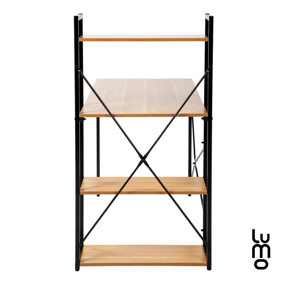 Foto 4 | Escritorio Minimalista Moderno Con Librero Premium Reforzado