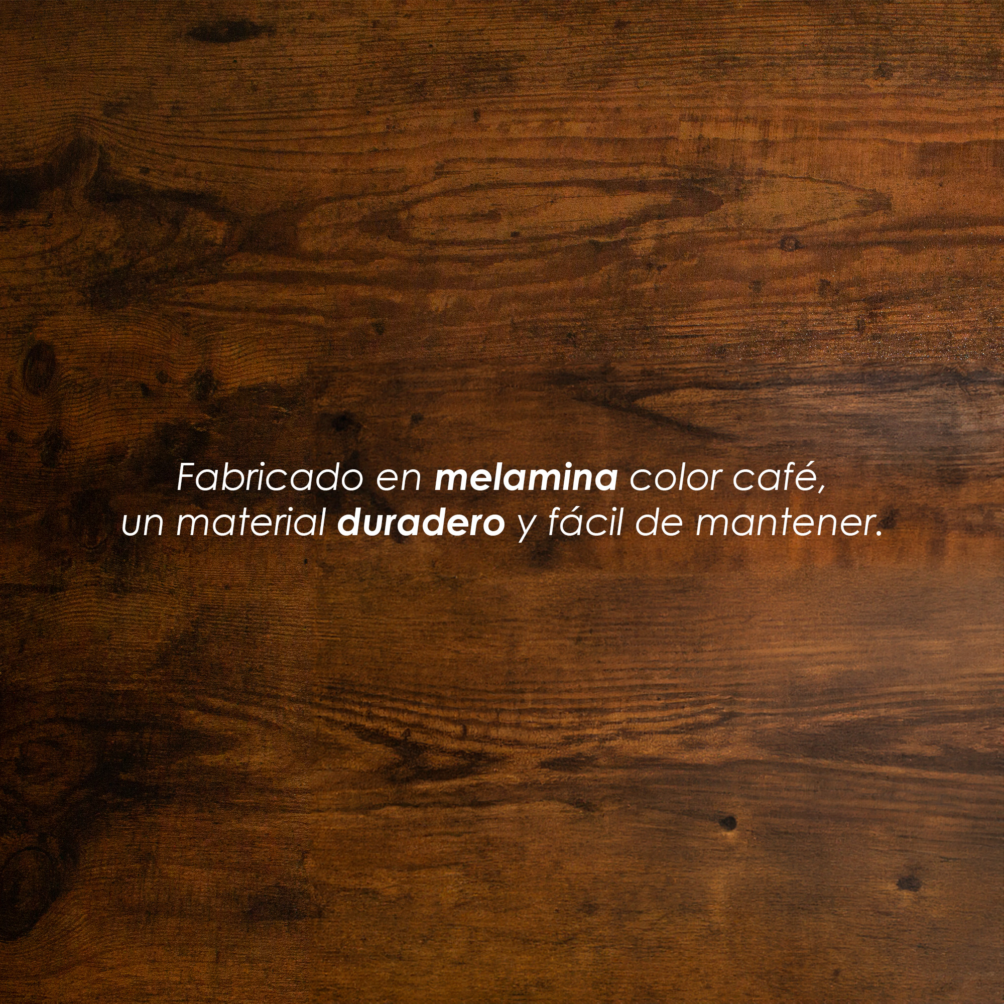 Foto 8 | Ilios Innova | Escritorio Moderno De Metal Y Melamina Café Para Oficina Y Hogar, Diseño Ergonómico Con Almacenaje