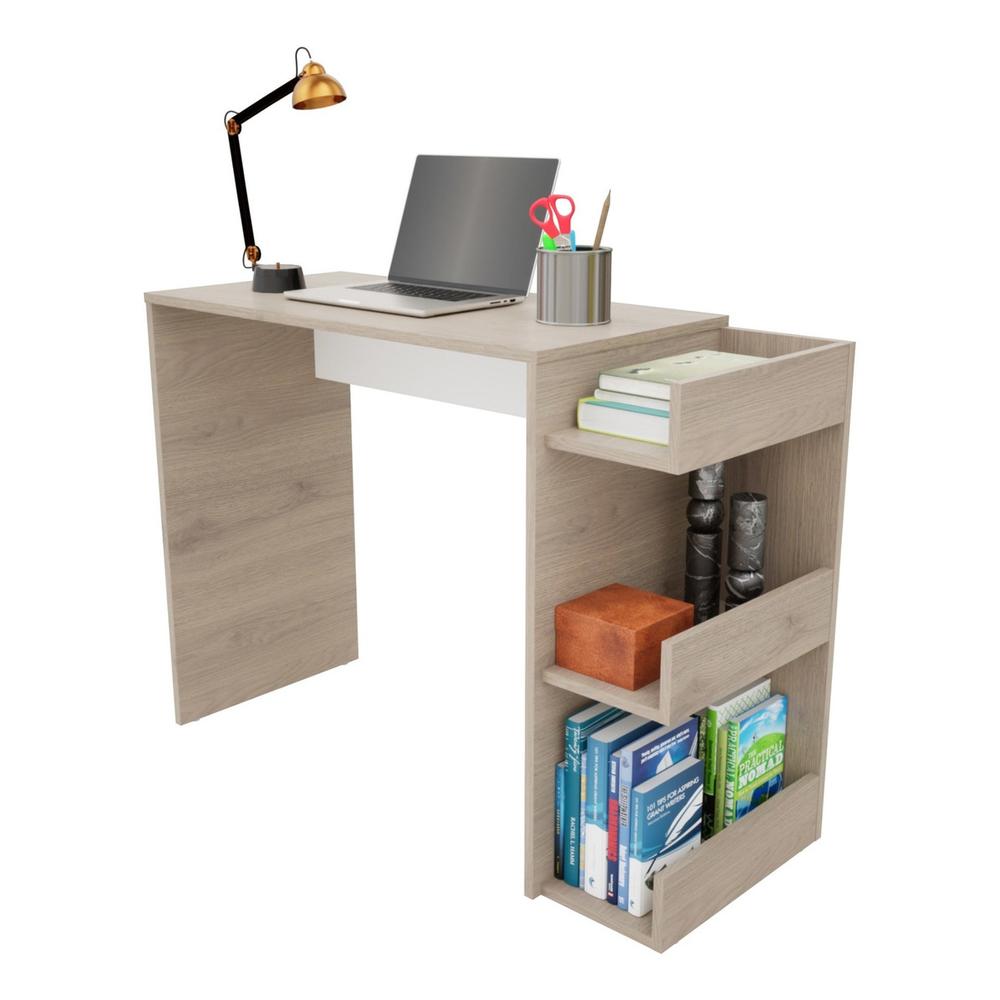 Foto 2 | Escritorio Shelf Color Ceniza