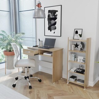 Foto 2 | Combo Escritorio + Librero Maderkit Rovere