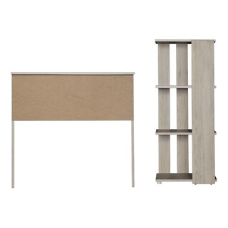 Foto 8 | Combo Escritorio + Librero Maderkit Wengue